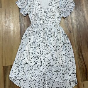 Sienna Sky Black and White High Low Dress